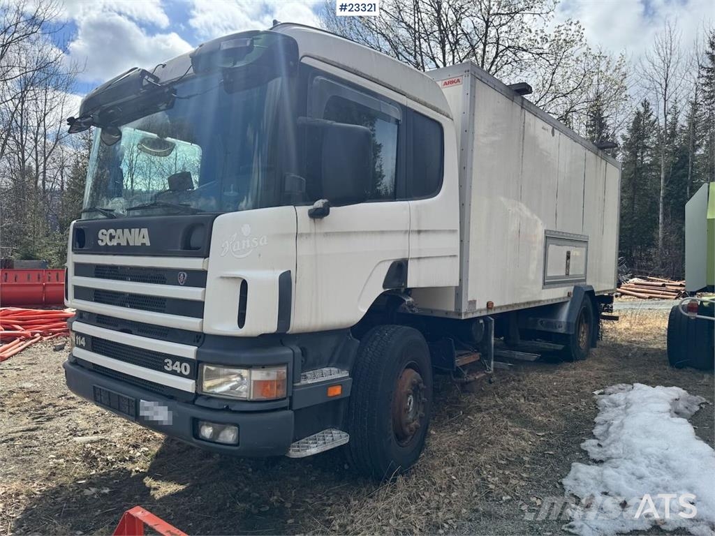 Scania 114 with tank. Camiones cisternas