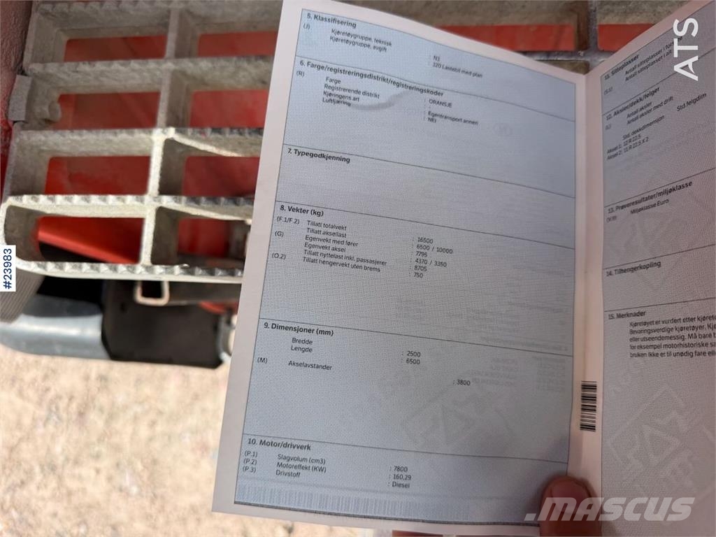 Scania 82M 4x2 Tipper truck – Veteran – Not EU-approved Camiones bañeras basculantes o volquetes