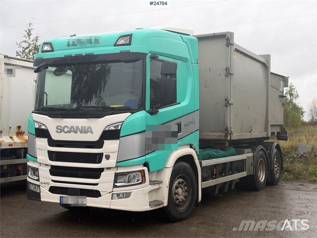Scania G410 6x2 Hook Truck - Gas Truck アームロール
