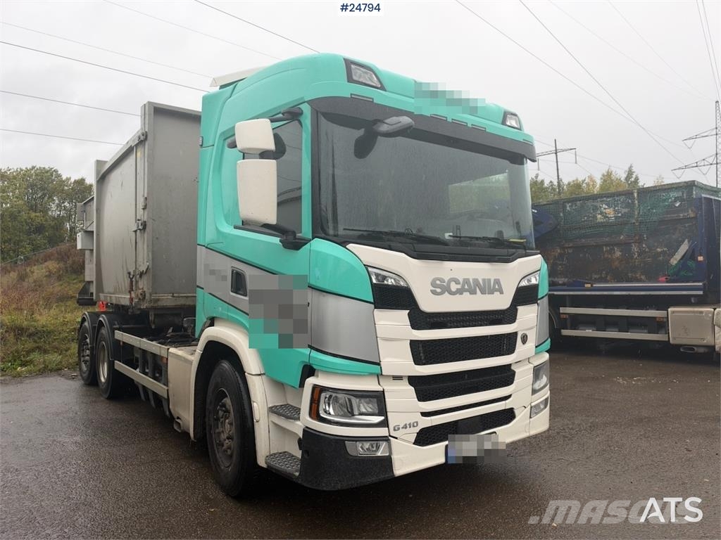Scania G410 6x2 Hook Truck - Gas Truck アームロール