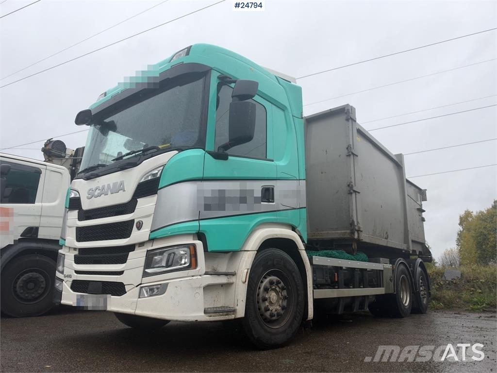 Scania G410 6x2 Hook Truck - Gas Truck アームロール