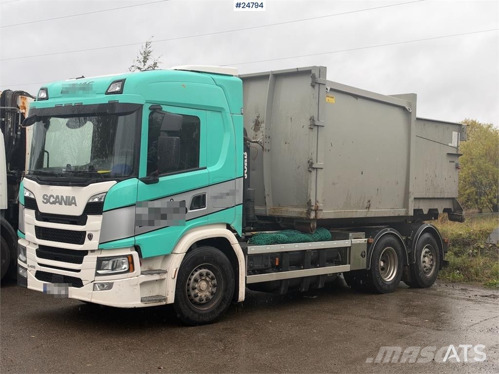 Scania G410 6x2 Hook Truck - Gas Truck アームロール