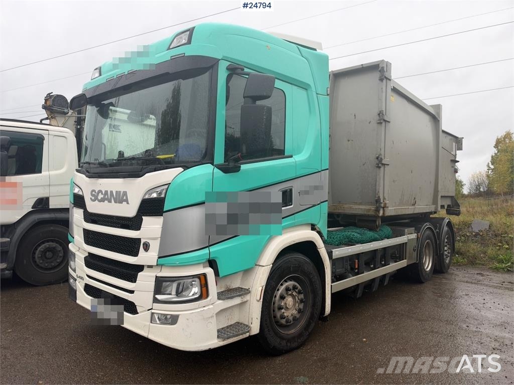 Scania G410 6x2 Hook Truck - Gas Truck アームロール