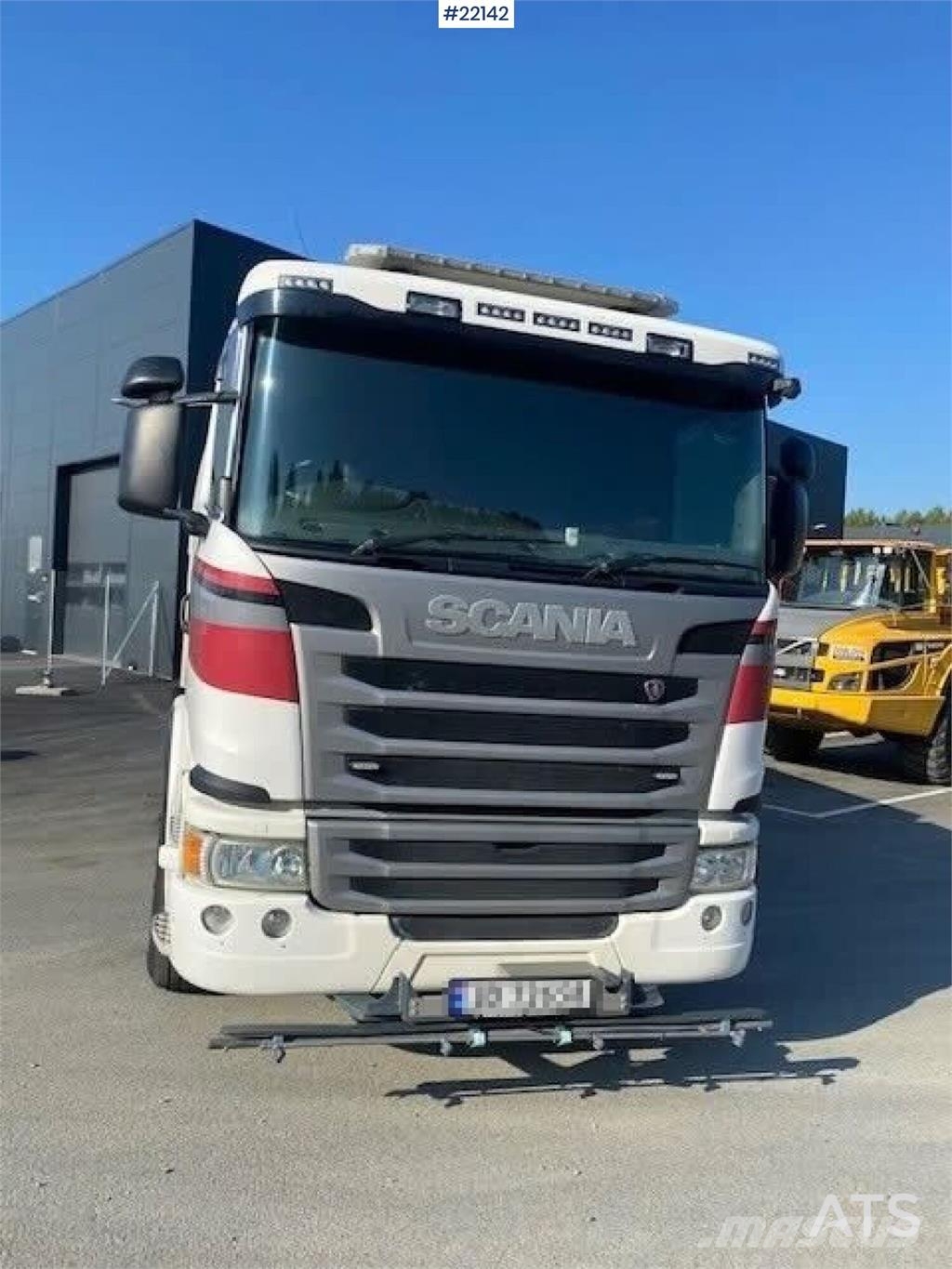 Scania G410 feiebil med Val-Air Bal'Hydro påbygg Otros camiones