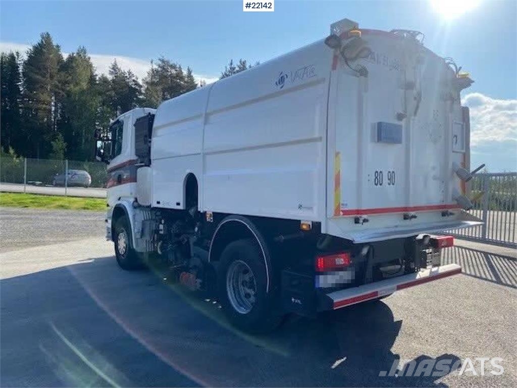 Scania G410 feiebil med Val-Air Bal'Hydro påbygg Otros camiones