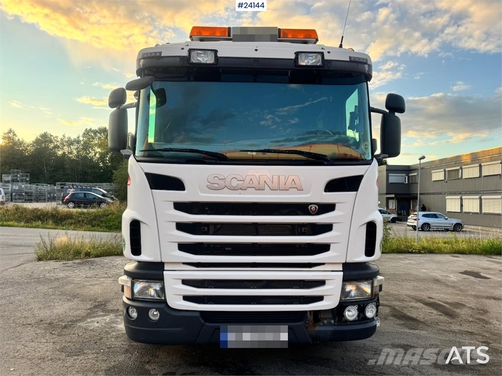 Scania G480 8x2 Hooklift Truck with Crane Hydraulics WATC شاحنات الرافعات الخطافية