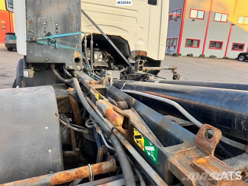 Scania G480 8x2 Hooklift Truck with Crane Hydraulics WATC شاحنات الرافعات الخطافية