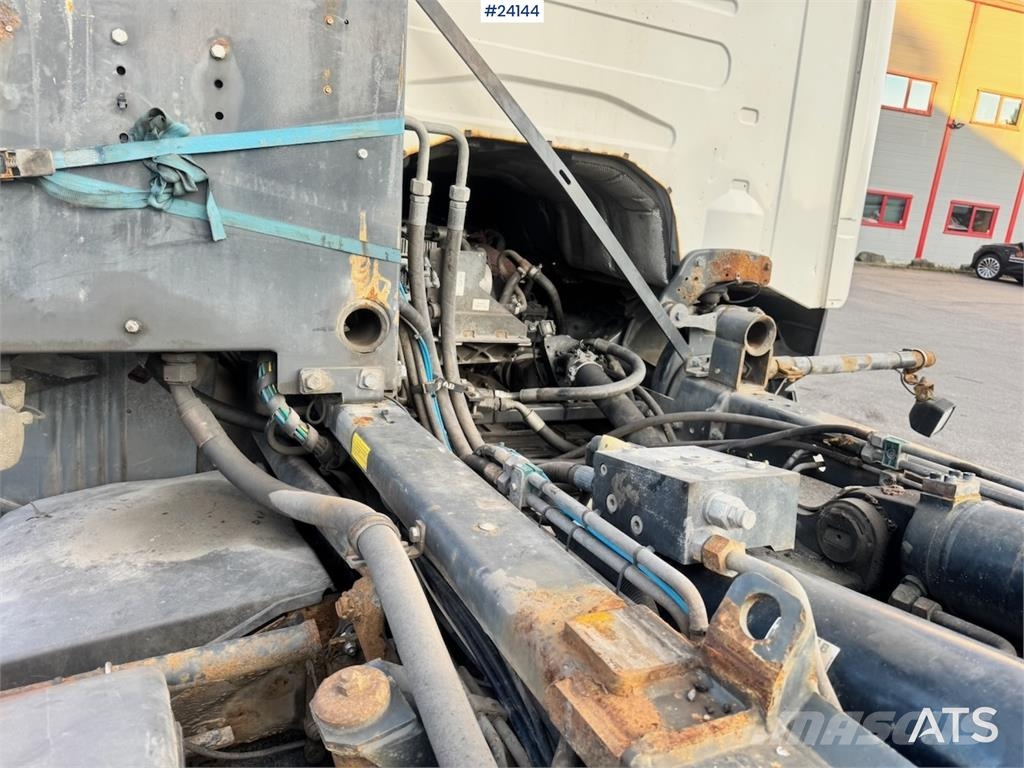 Scania G480 8x2 Hooklift Truck with Crane Hydraulics WATC شاحنات الرافعات الخطافية