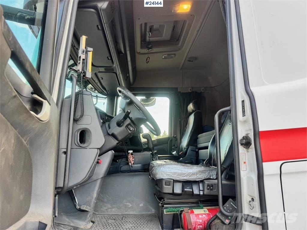 Scania G480 8x2 Hooklift Truck with Crane Hydraulics WATC شاحنات الرافعات الخطافية