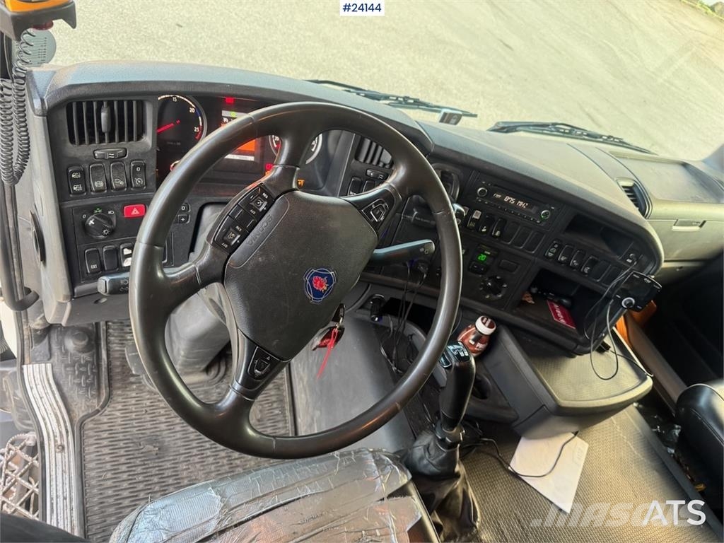 Scania G480 8x2 Hooklift Truck with Crane Hydraulics WATC شاحنات الرافعات الخطافية