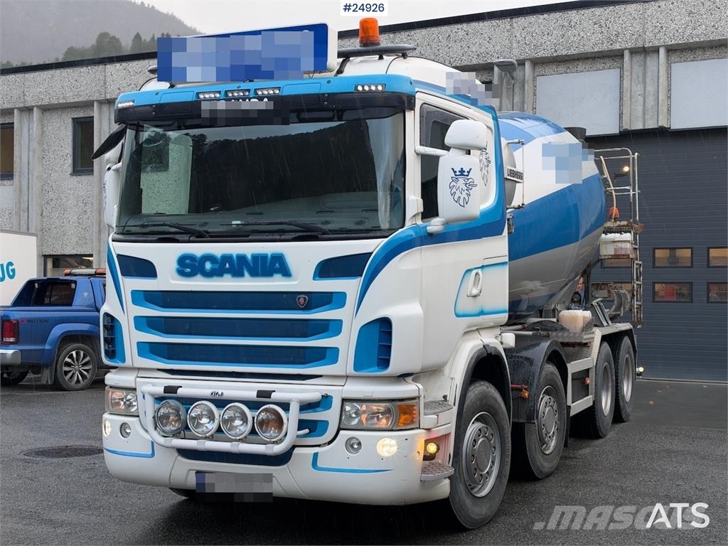 Scania G480 8x4 Concrete mixer truck with Liebherr bodywo Betonvežiai