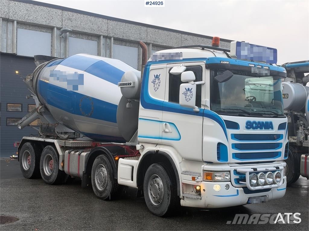Scania G480 8x4 Concrete mixer truck with Liebherr bodywo Betonvežiai