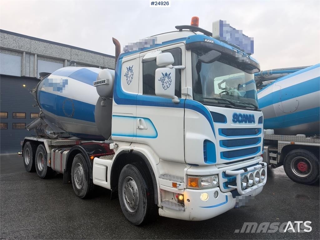 Scania G480 8x4 Concrete mixer truck with Liebherr bodywo Betonvežiai