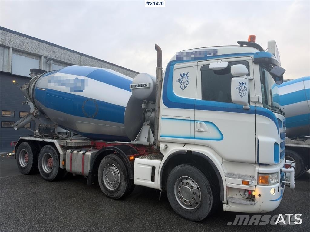 Scania G480 8x4 Concrete mixer truck with Liebherr bodywo Betonvežiai
