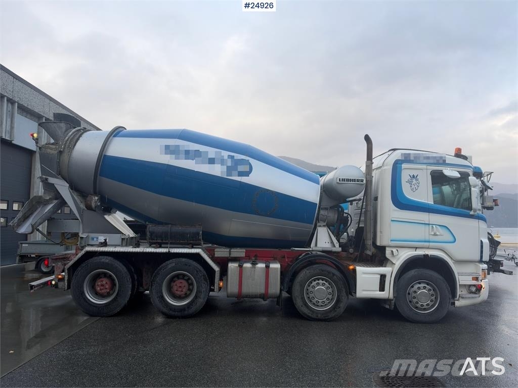 Scania G480 8x4 Concrete mixer truck with Liebherr bodywo Betonvežiai