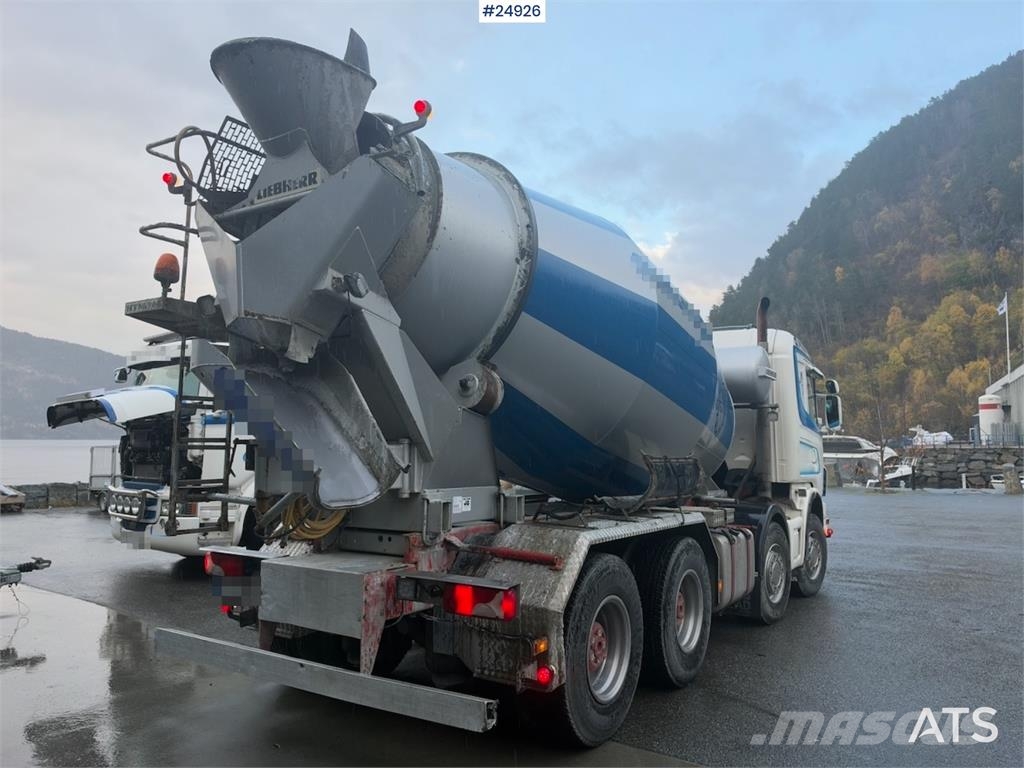 Scania G480 8x4 Concrete mixer truck with Liebherr bodywo Betonvežiai