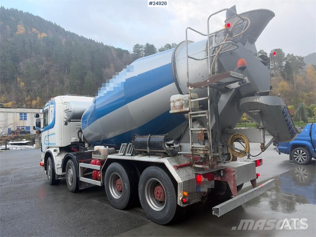 Scania G480 8x4 Concrete mixer truck with Liebherr bodywo Betonvežiai