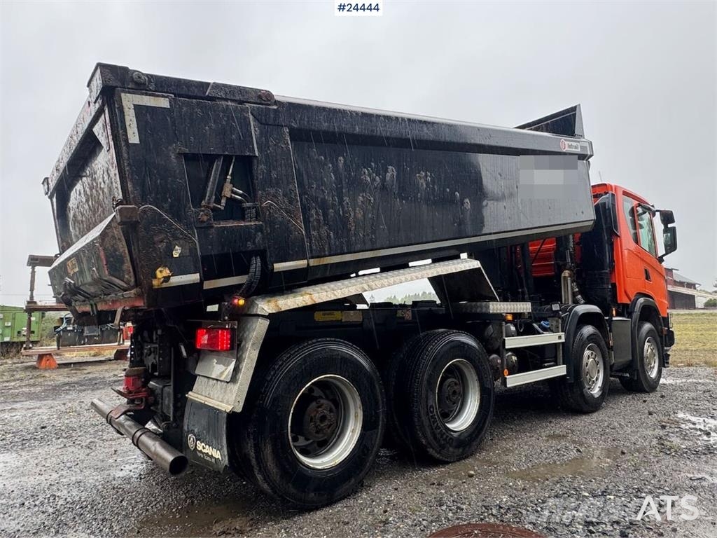 Scania G500 XT 8x4 Tipper Truck Savivarčių priekabų vilkikai