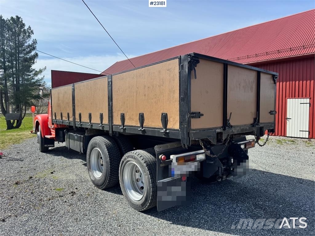 Scania LS110 Bonnet Truck – Tipper/Crane Truck – HIAB 650 Kranbil