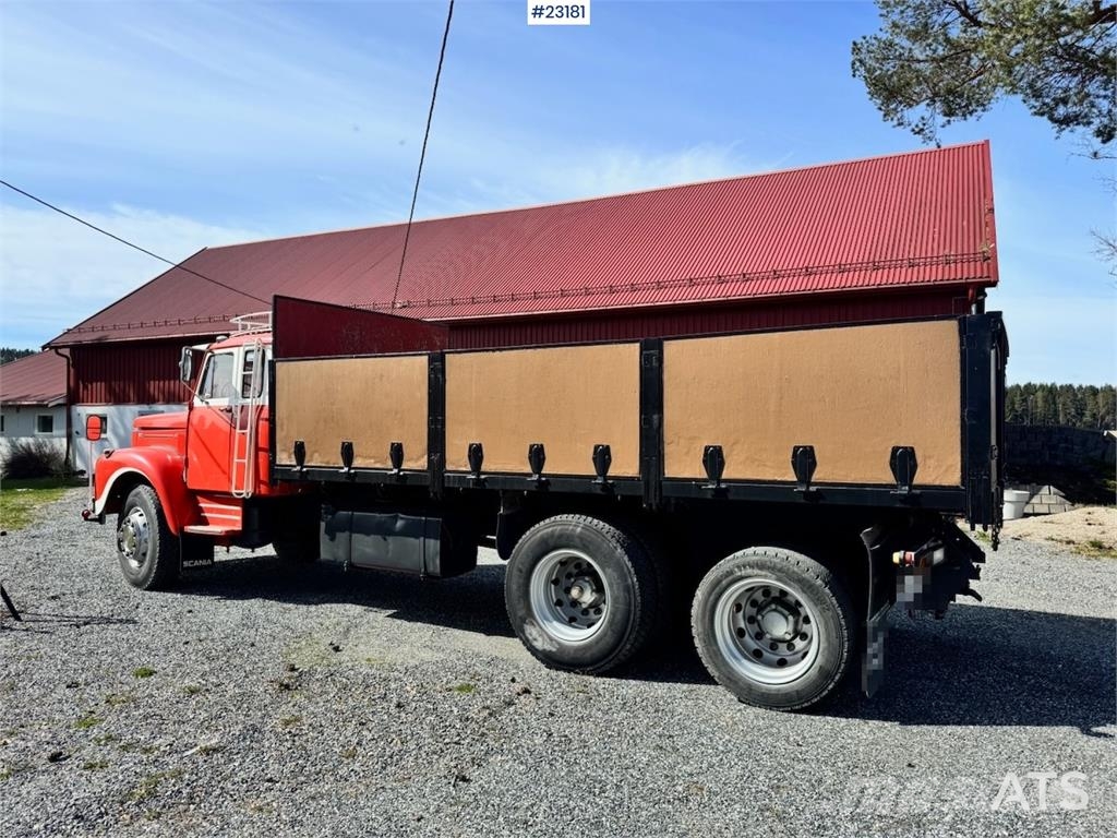 Scania LS110 Bonnet Truck – Tipper/Crane Truck – HIAB 650 Kranbil