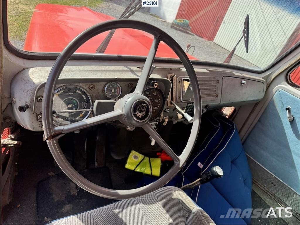 Scania LS110 Bonnet Truck – Tipper/Crane Truck – HIAB 650 Kranbil