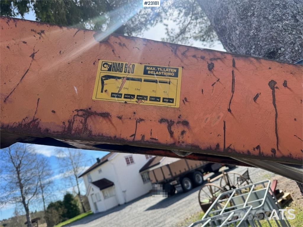 Scania LS110 Bonnet Truck – Tipper/Crane Truck – HIAB 650 Kranbil
