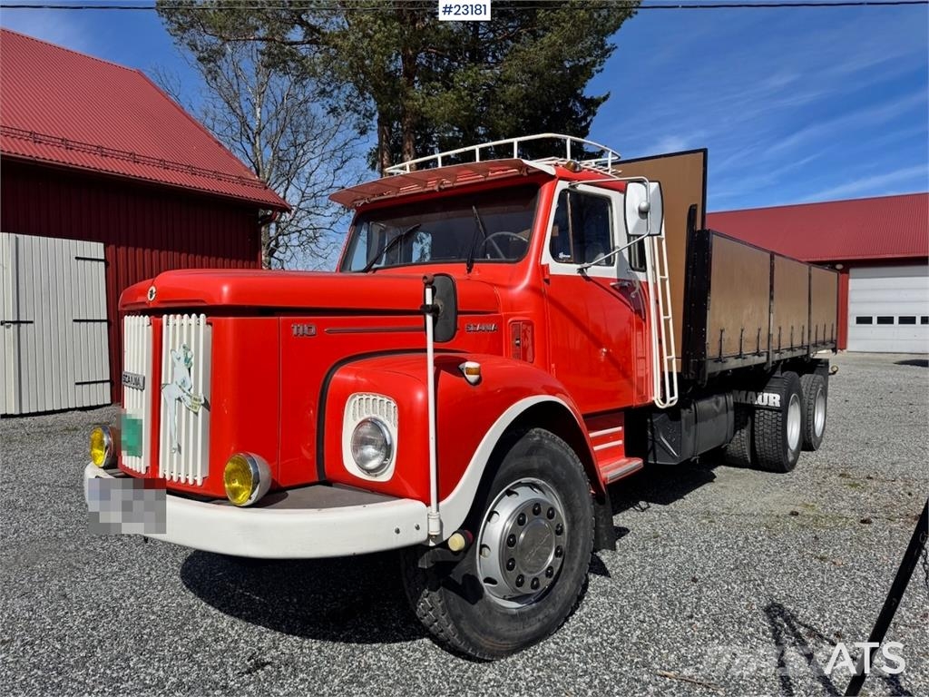 Scania LS110 Bonnet Truck – Tipper/Crane Truck – HIAB 650 Kranbil
