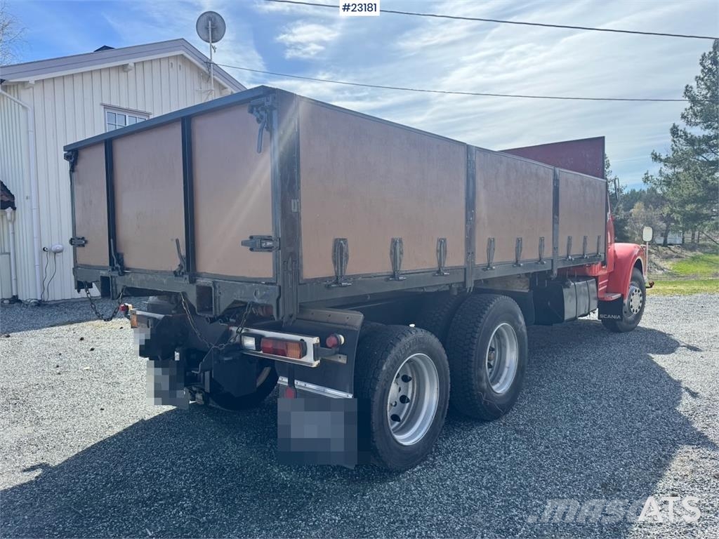Scania LS110 Bonnet Truck – Tipper/Crane Truck – HIAB 650 Kranbil