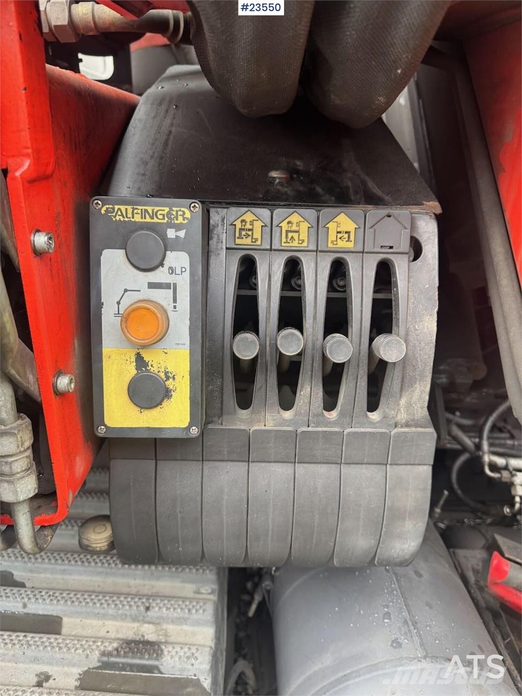 Scania P124 Tridem Hooklift & Crane Truck – Hooklift Cont 크레인 트럭