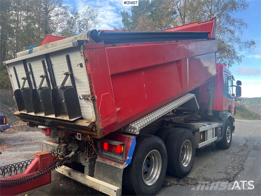 Scania P124G 6x2 Tippbil Lastbiler med tip