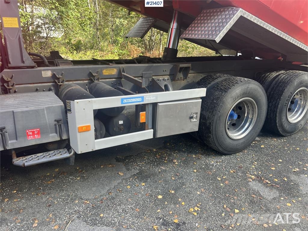 Scania P124G 6x2 Tippbil Lastbiler med tip