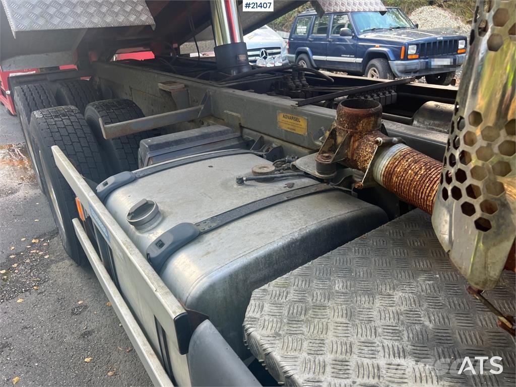 Scania P124G 6x2 Tippbil Lastbiler med tip