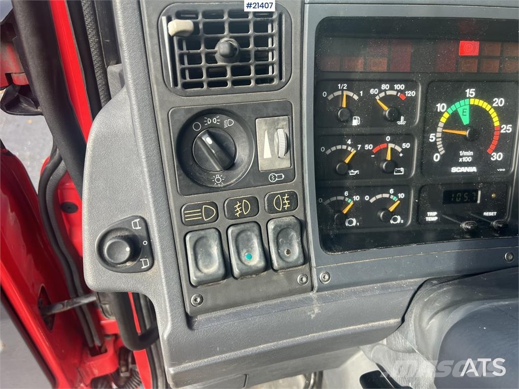 Scania P124G 6x2 Tippbil Lastbiler med tip