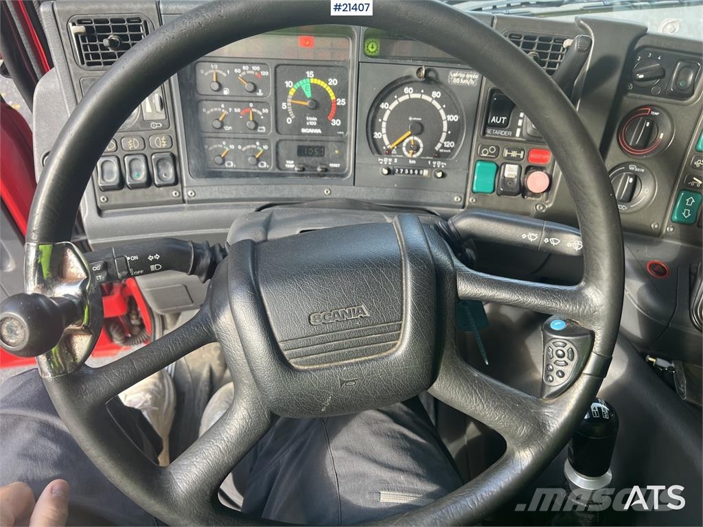 Scania P124G 6x2 Tippbil Lastbiler med tip