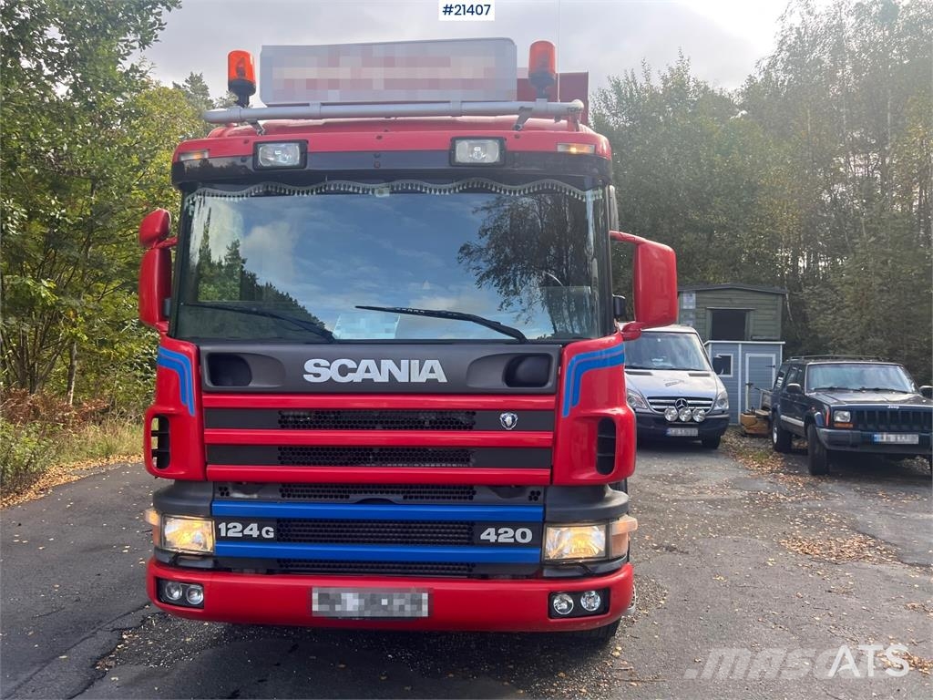 Scania P124G 6x2 Tippbil Lastbiler med tip