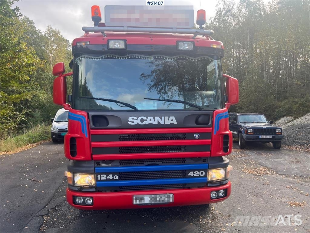 Scania P124G 6x2 Tippbil Lastbiler med tip