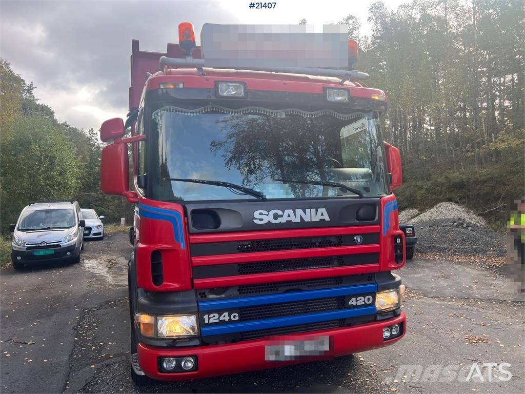 Scania P124G 6x2 Tippbil Lastbiler med tip