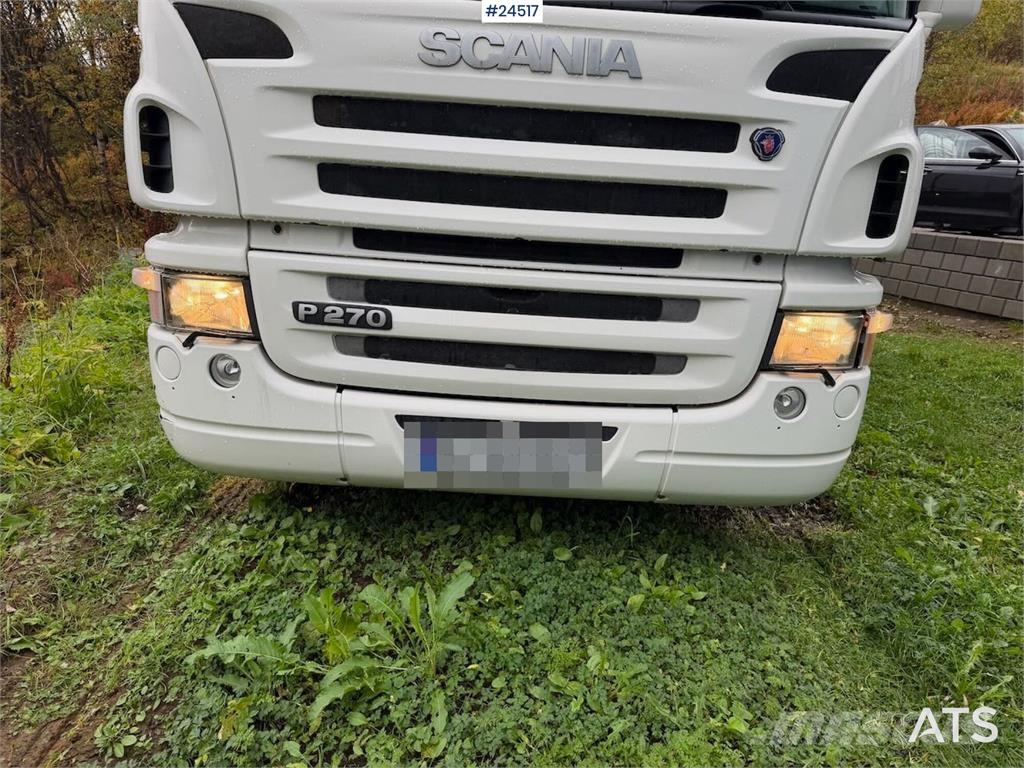 Scania P270 4x2 box truck with full side opening and tail Kylmä-/Lämpökori kuorma-autot