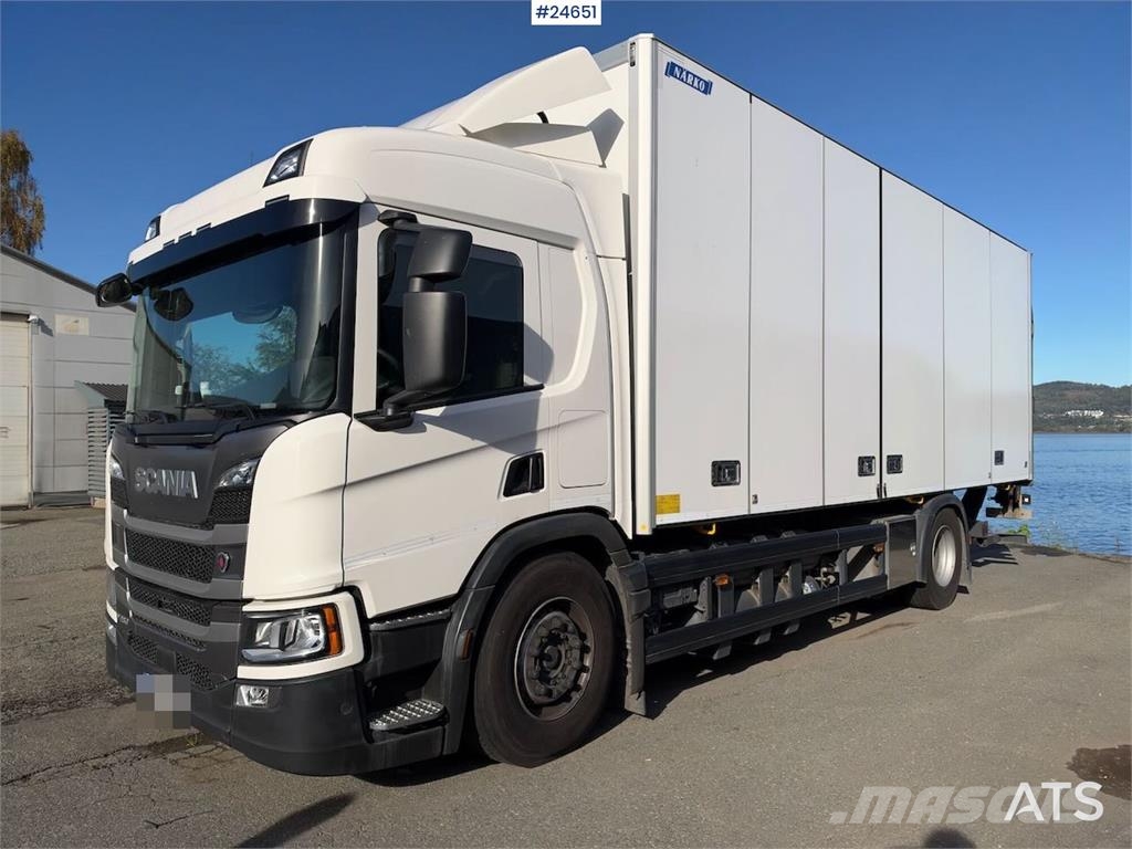 Scania P280 4x2 Box truck – CNG gas Фургони