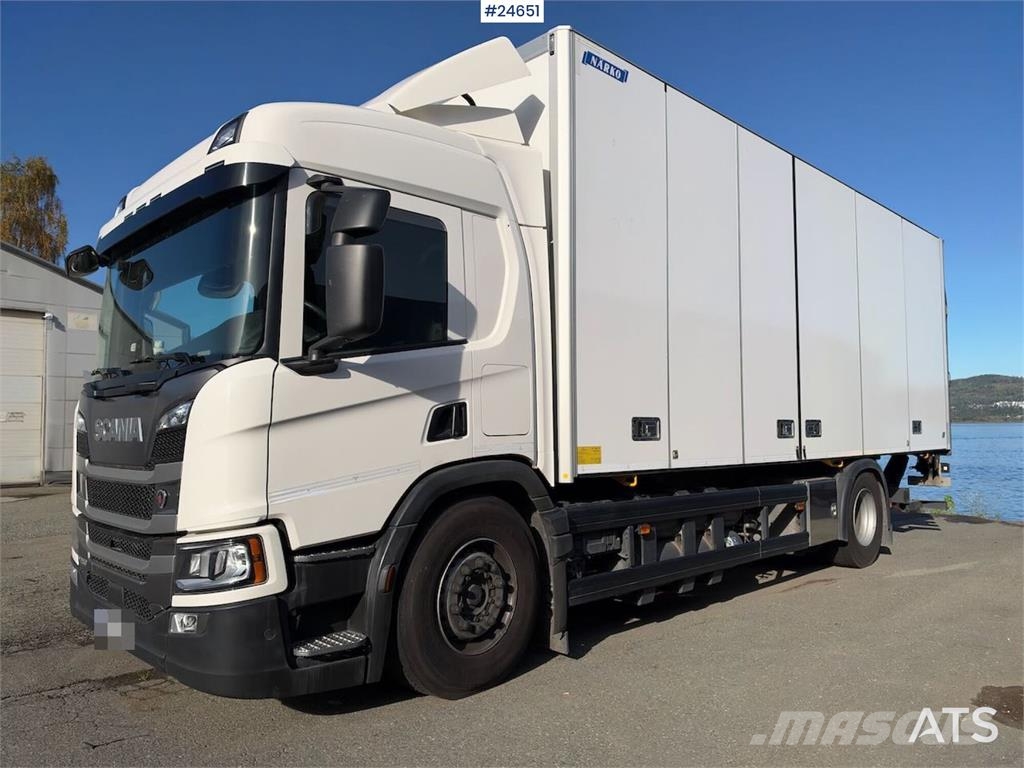 Scania P280 4x2 Box truck – CNG gas Фургони