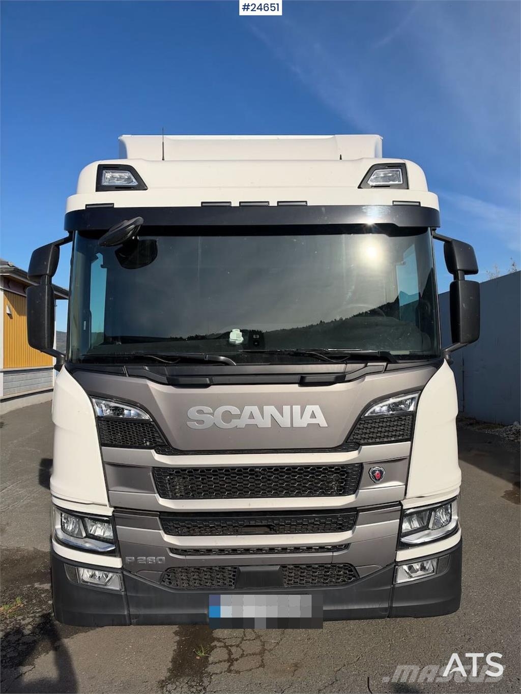 Scania P280 4x2 Box truck – CNG gas Фургони