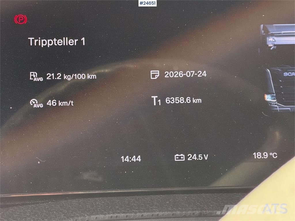 Scania P280 4x2 Box truck – CNG gas Фургони