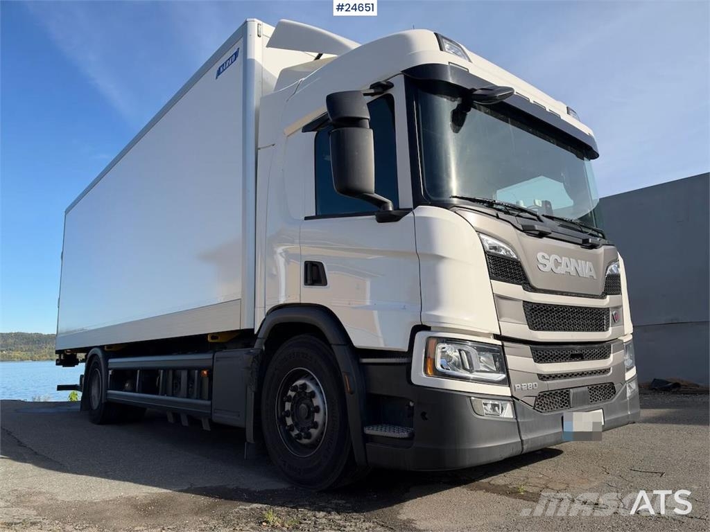 Scania P280 4x2 Box truck – CNG gas Фургони
