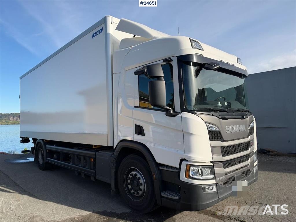 Scania P280 4x2 Box truck – CNG gas Фургони