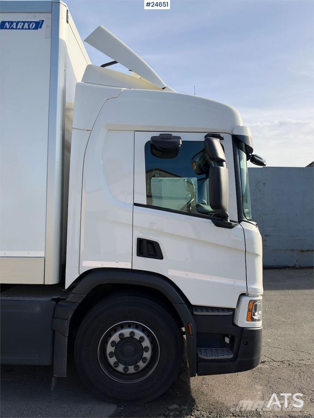 Scania P280 4x2 Box truck – CNG gas Фургони