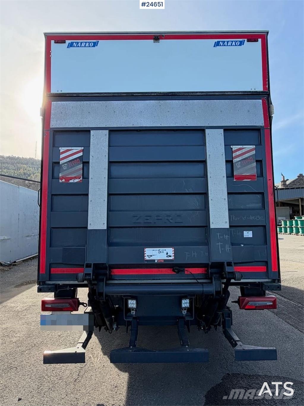 Scania P280 4x2 Box truck – CNG gas Фургони