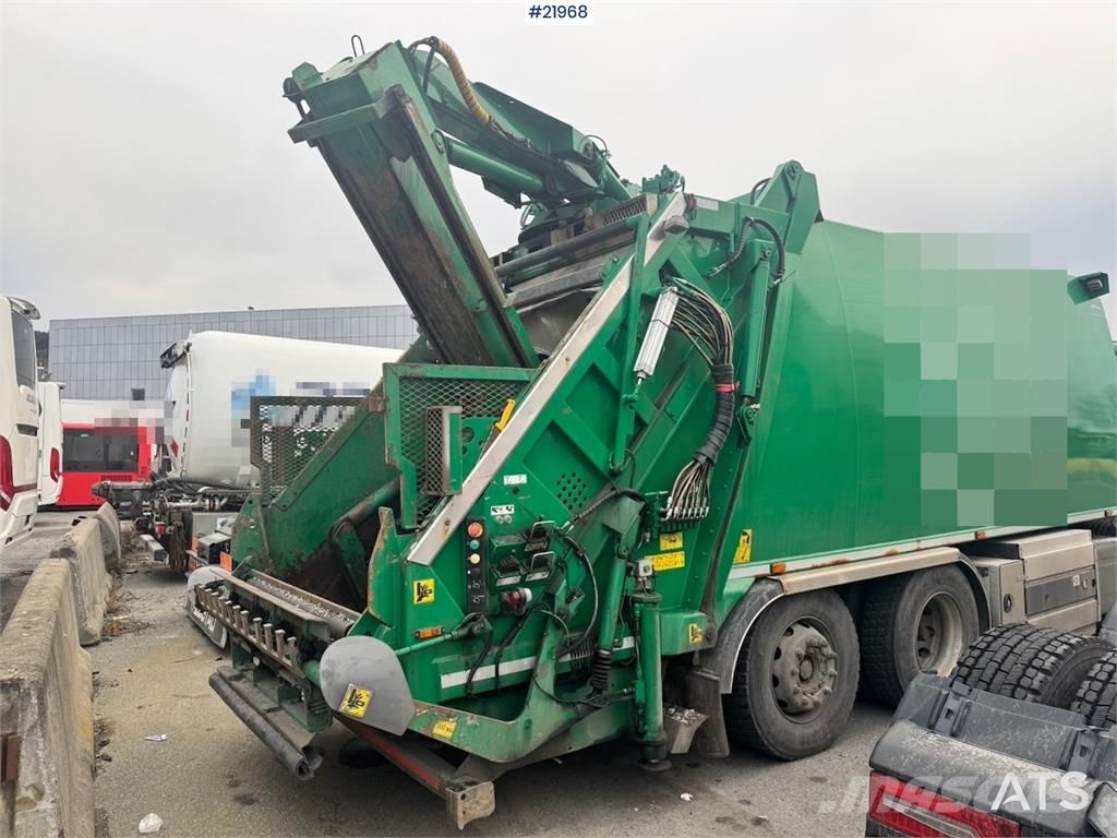 Scania P340 LPG 6x2 Waste Collection Truck with Crane Camiones de basura