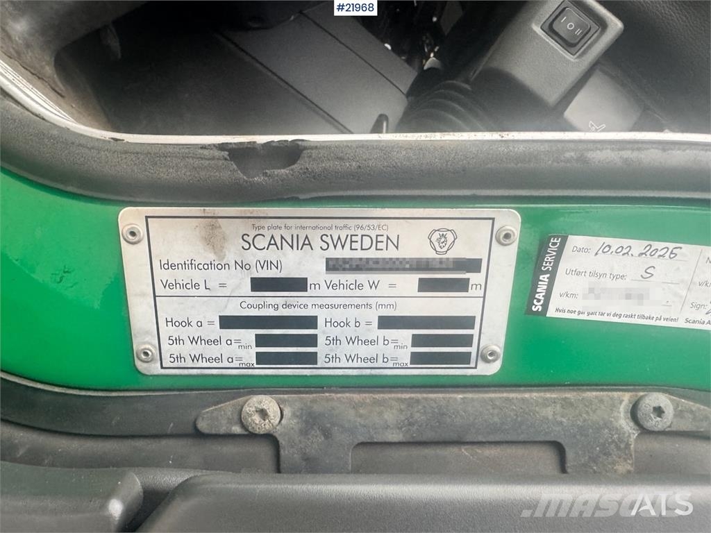Scania P340 LPG 6x2 Waste Collection Truck with Crane Camiones de basura