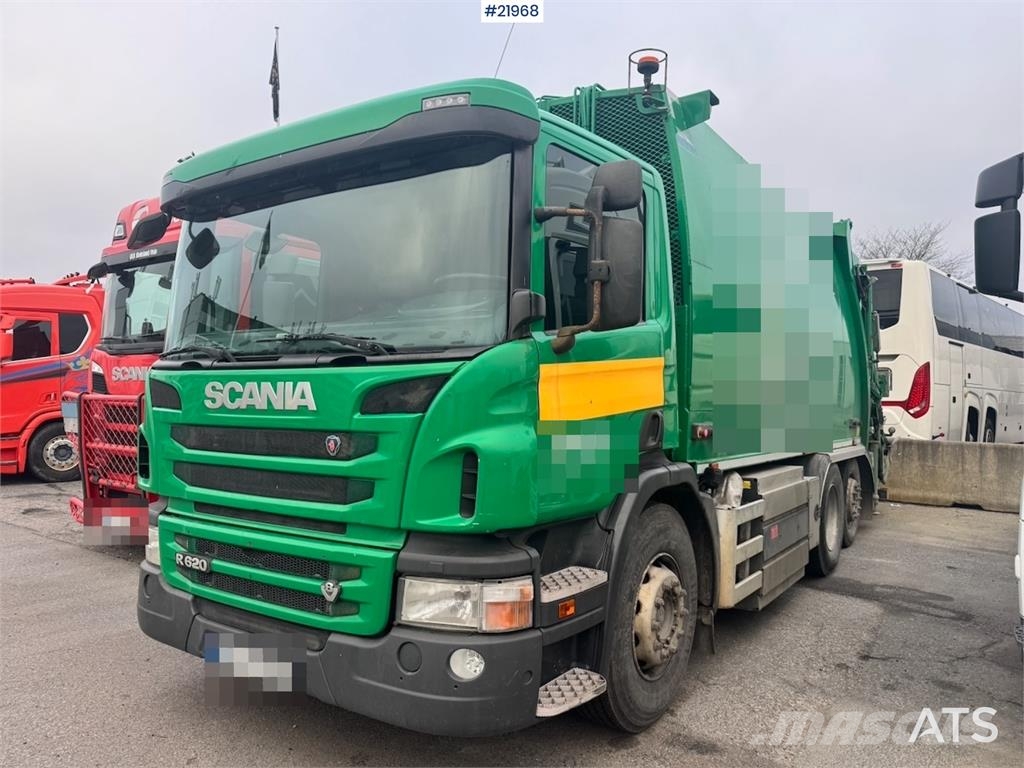 Scania P340 LPG 6x2 Waste Collection Truck with Crane Camiones de basura