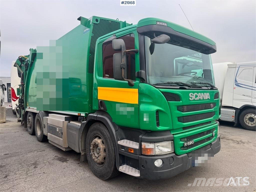 Scania P340 LPG 6x2 Waste Collection Truck with Crane Camiones de basura